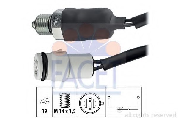 FACET 7.6158 Switch, reverse light
